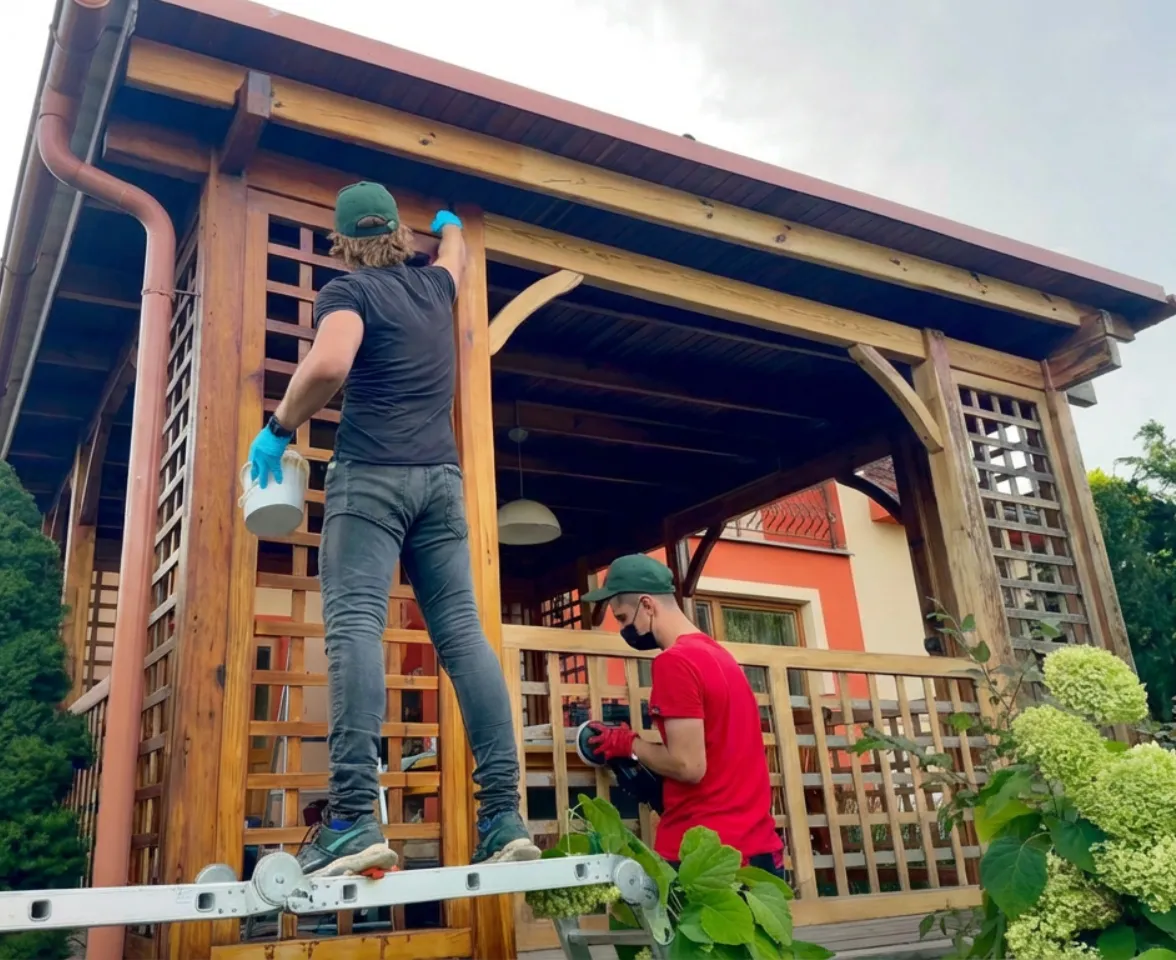 Patio construction detail Los Angeles